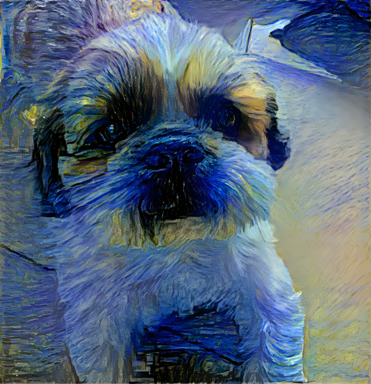 My friend's dog - Van Gogh