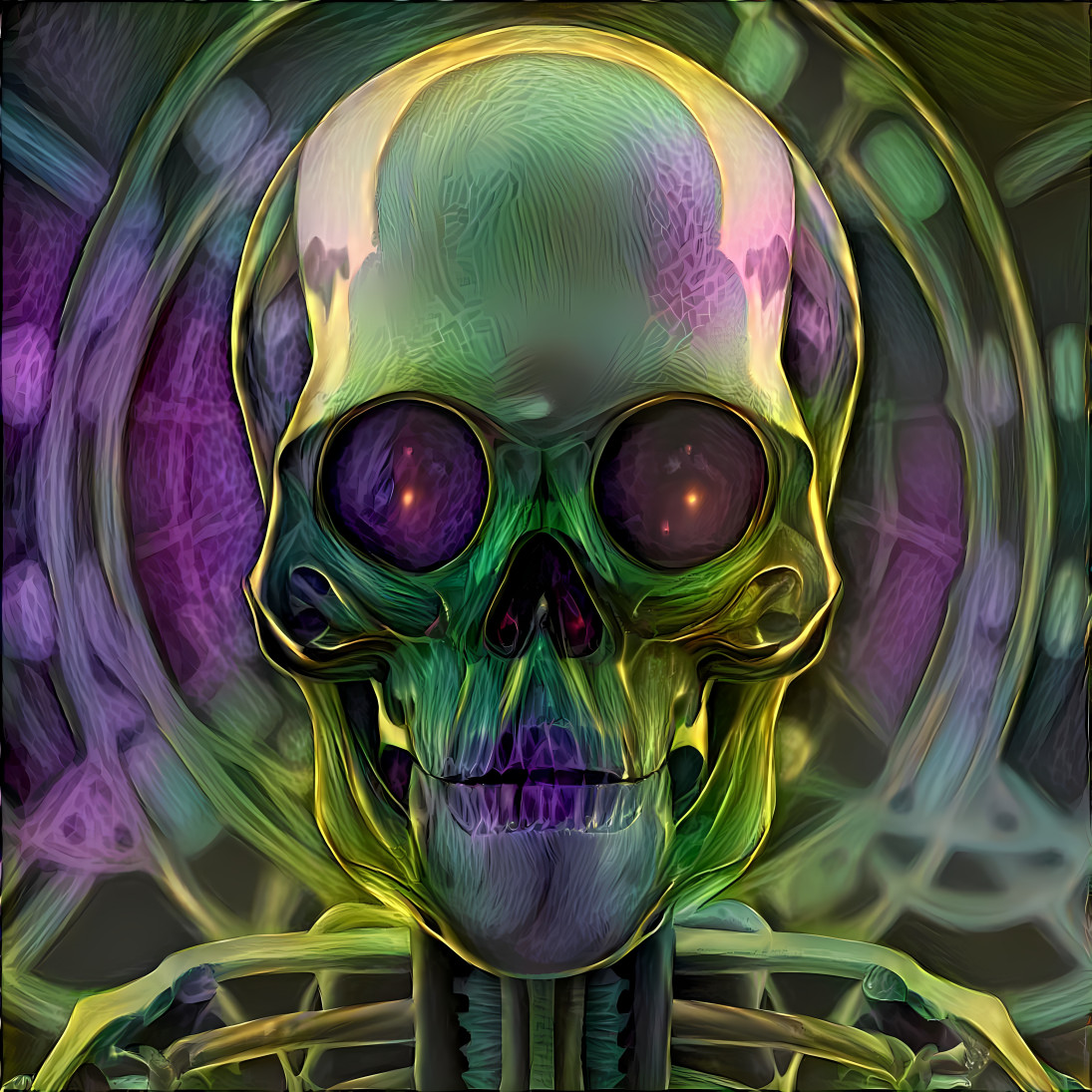 Color skull