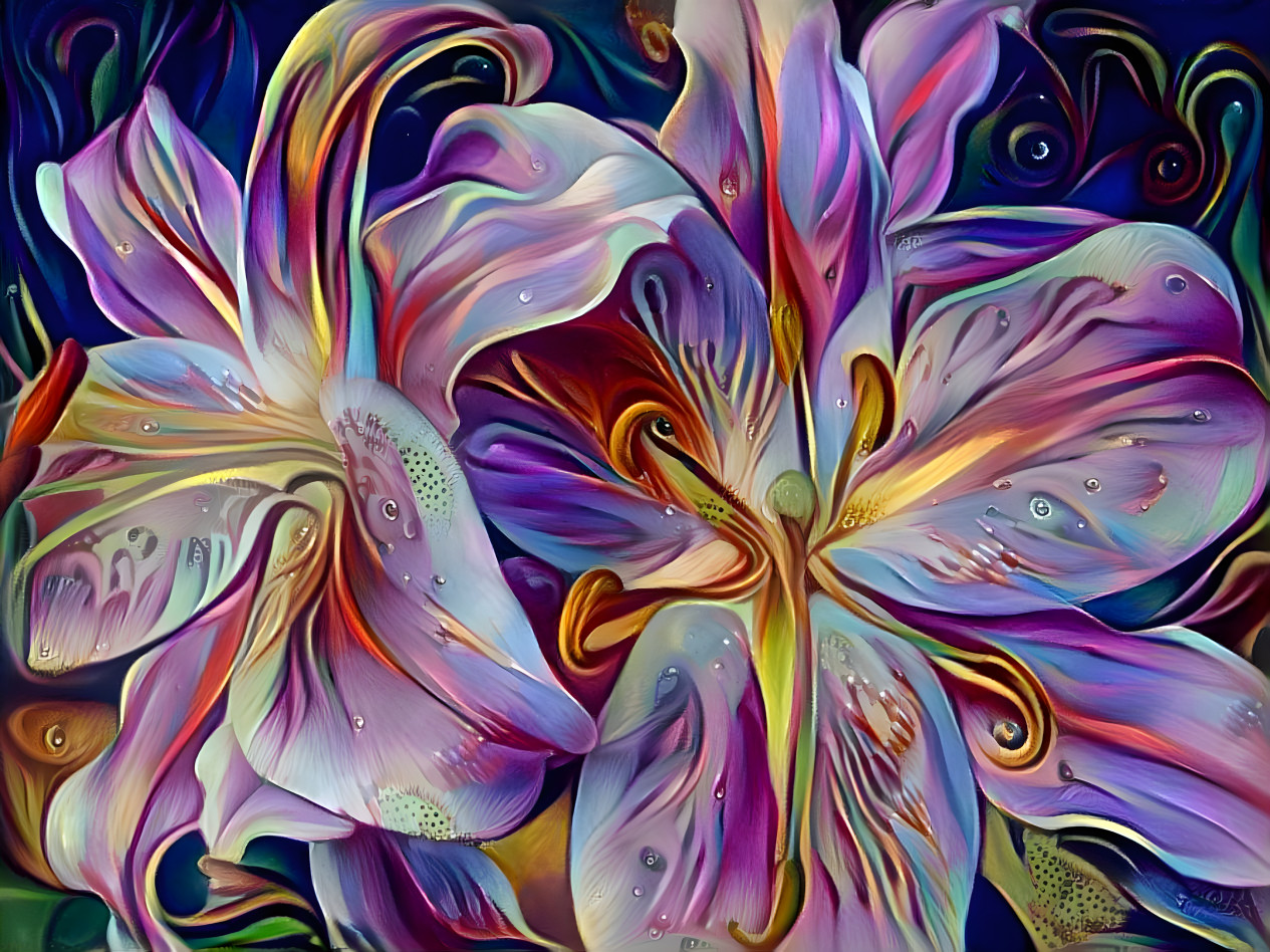 Rainbow Dream Lilies