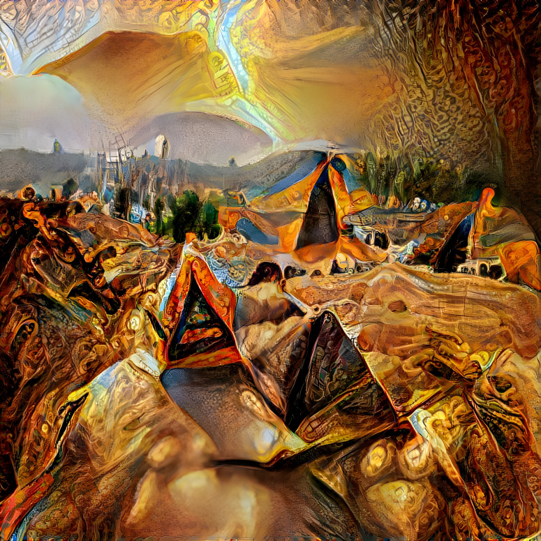 Martian pyramids 