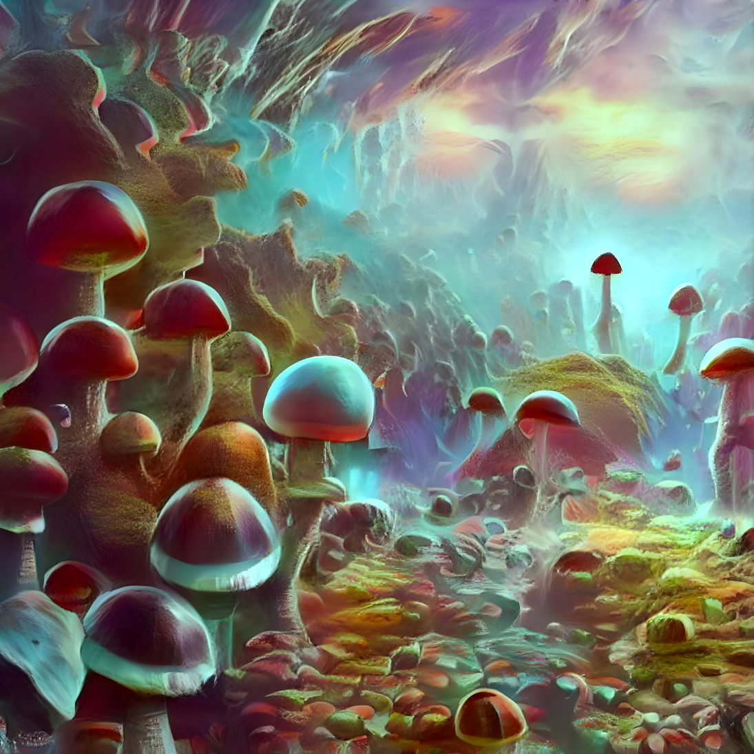 Planet of the magic mushroom wizards 