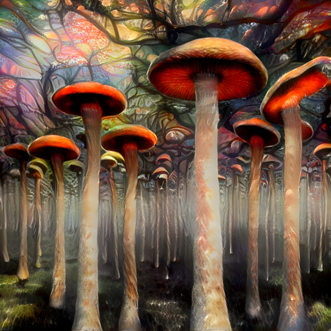 Mushroom forest 