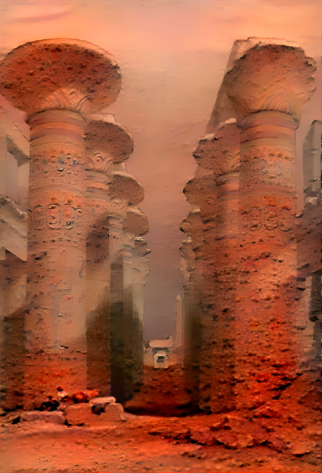 Martian pillars