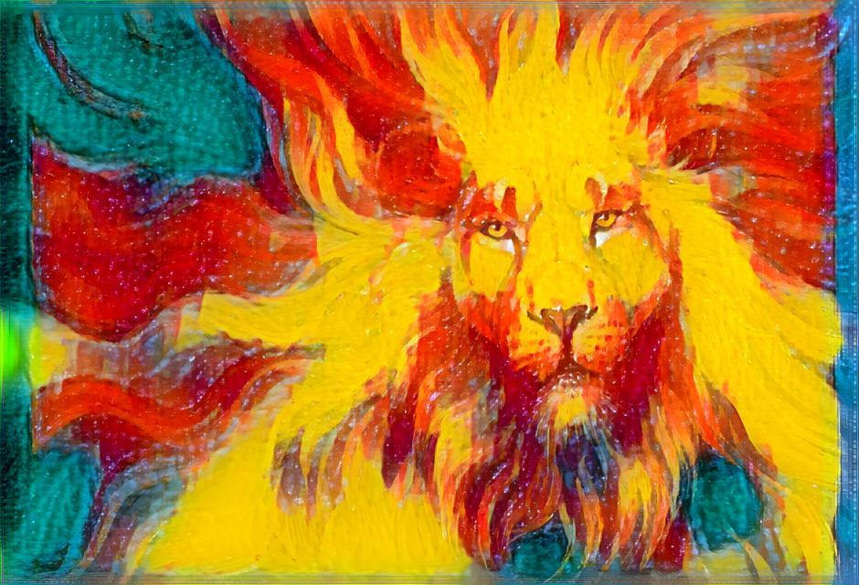 Fire lion