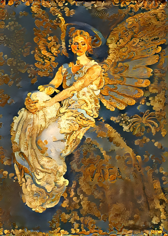 A painting by Stevenson Memorial (1903), enhanced