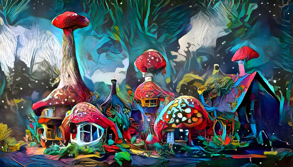 Mushroom vilage