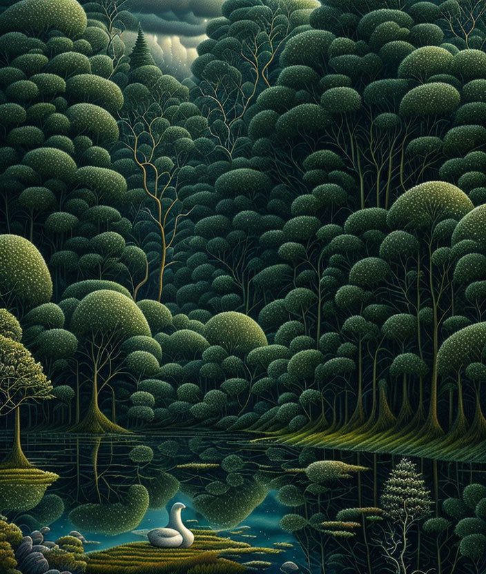 The green forest