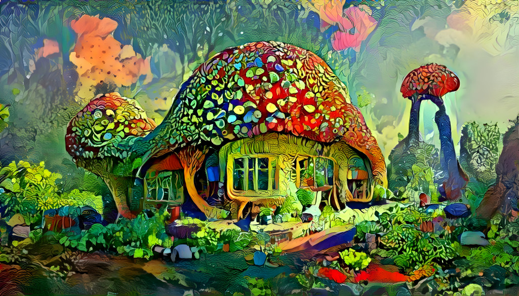 Mushroom house