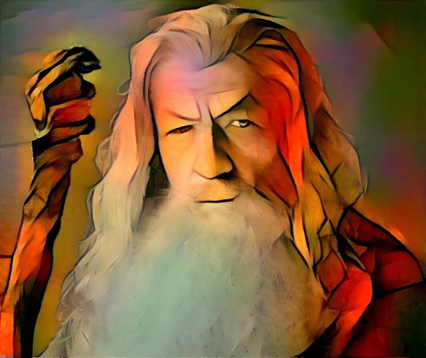 Gandalf ai portrait