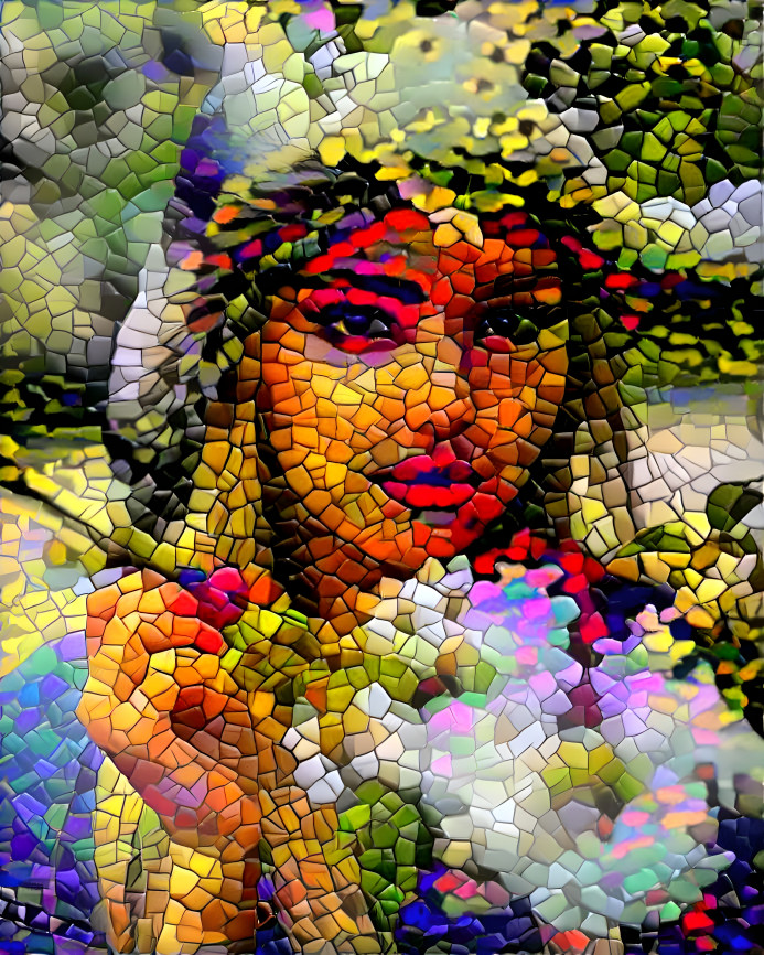 mosaic portrait