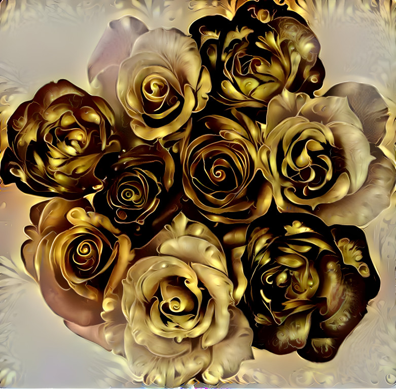 Golden roses