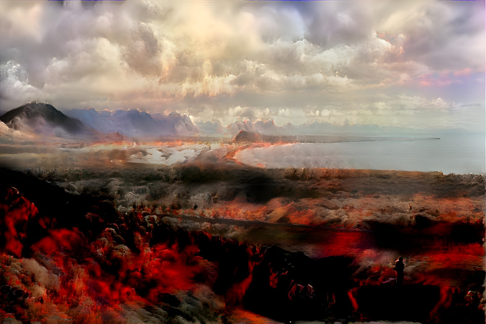 Volcano coast