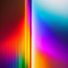 Vibrant abstract background: vertical gradient bars from warm to cool hues