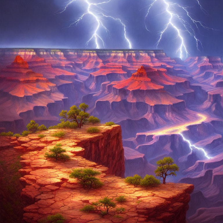 Storm over Canyon