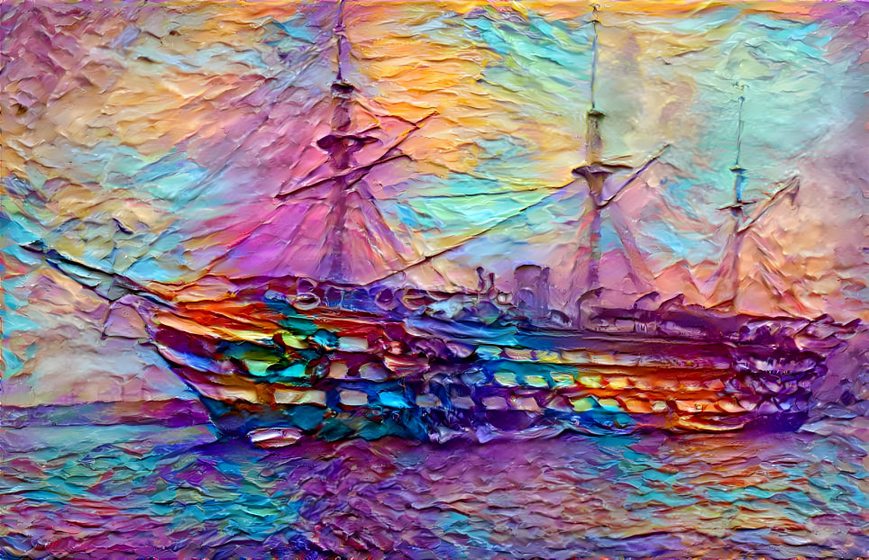 colorful ship