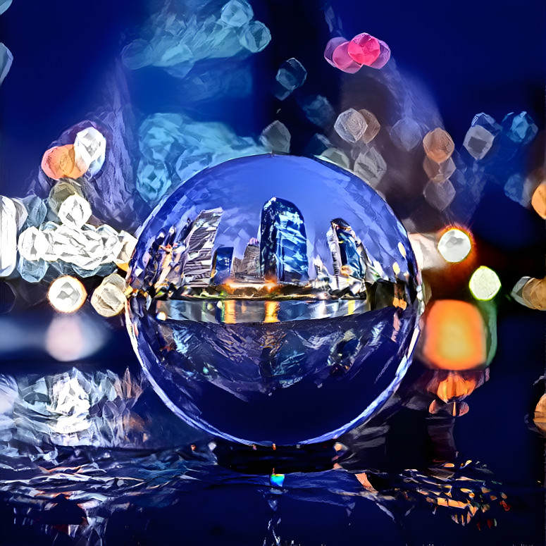 City in a Glass Orb