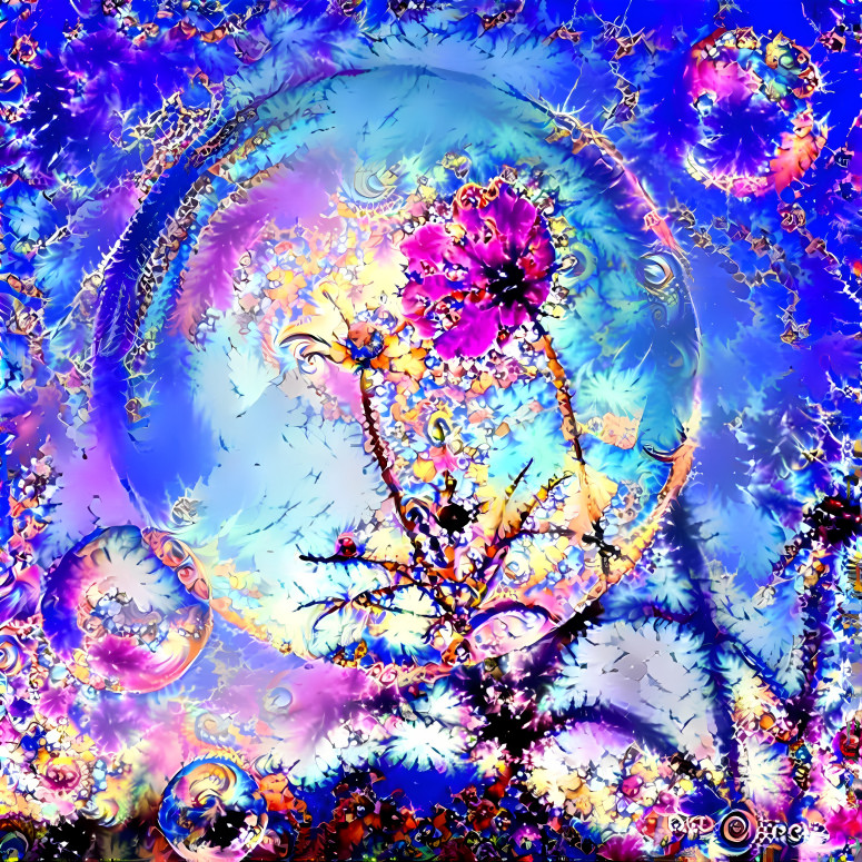 Fractal Flower Bubble