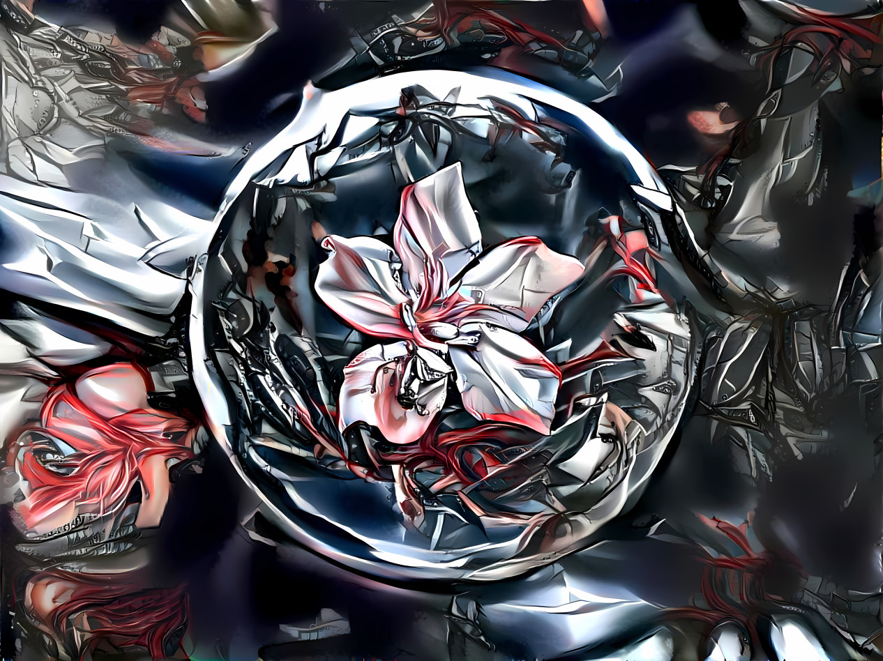 Erza Scarlet Flower Crystal Ball 