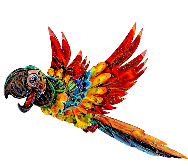 Flying parrot