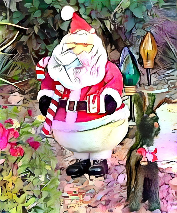 Colorful Santa 