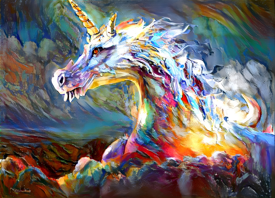 Unicorn dragon