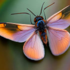 Colorful Butterfly Artwork with Neon Glow Wings