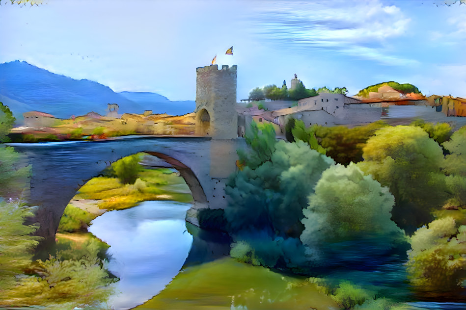 bridge and castle