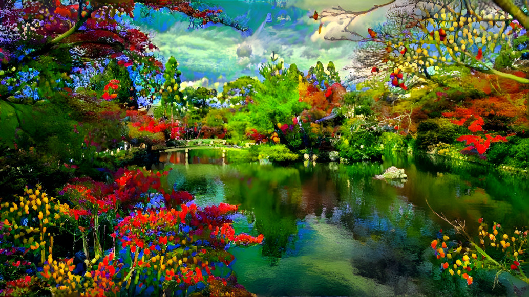 Colorful garden