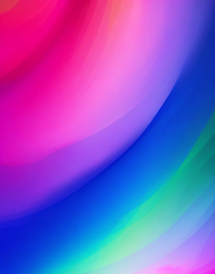 Colorful Abstract Background with Pink, Blue, and Green Gradient Swirls