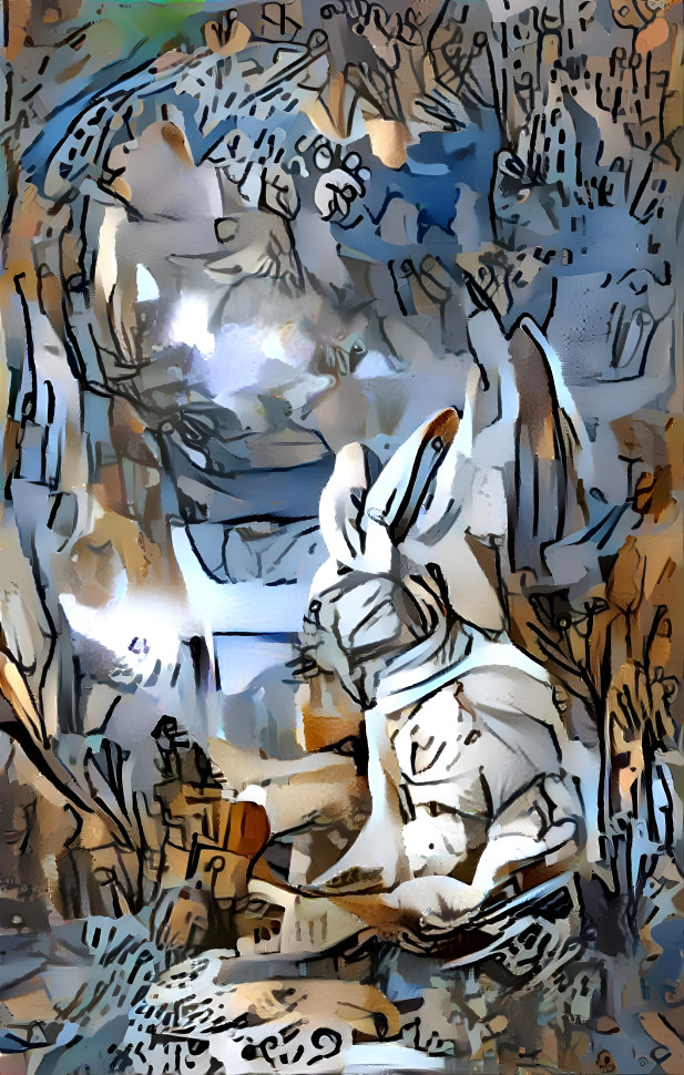 white rabbit