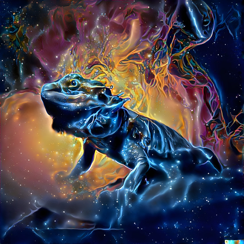 Cosmic bearded dragon <3