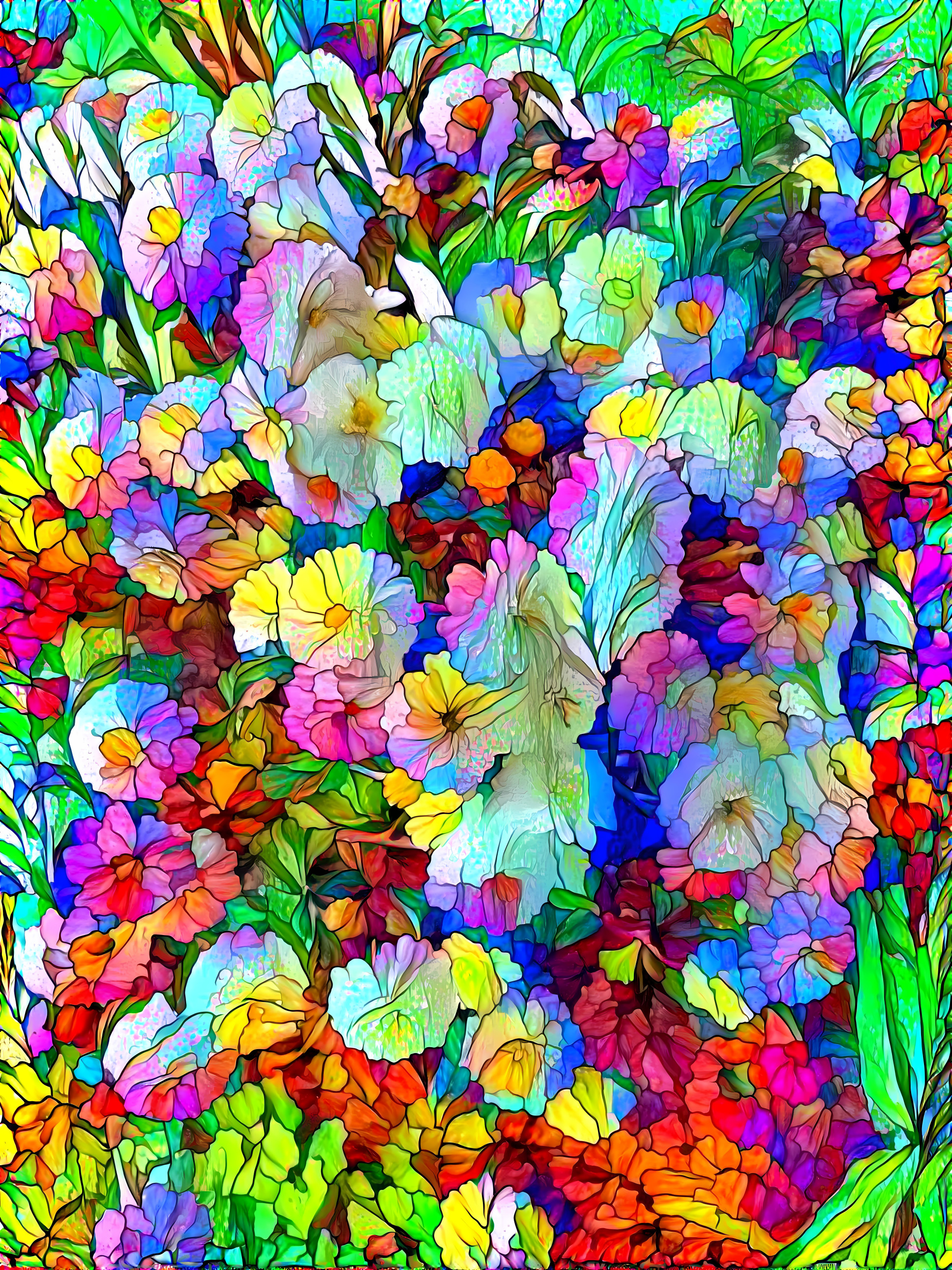 rainbow flowers