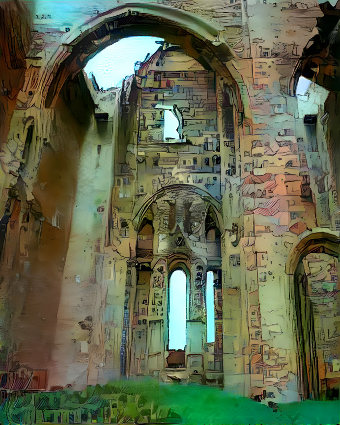 The cathedral ruins