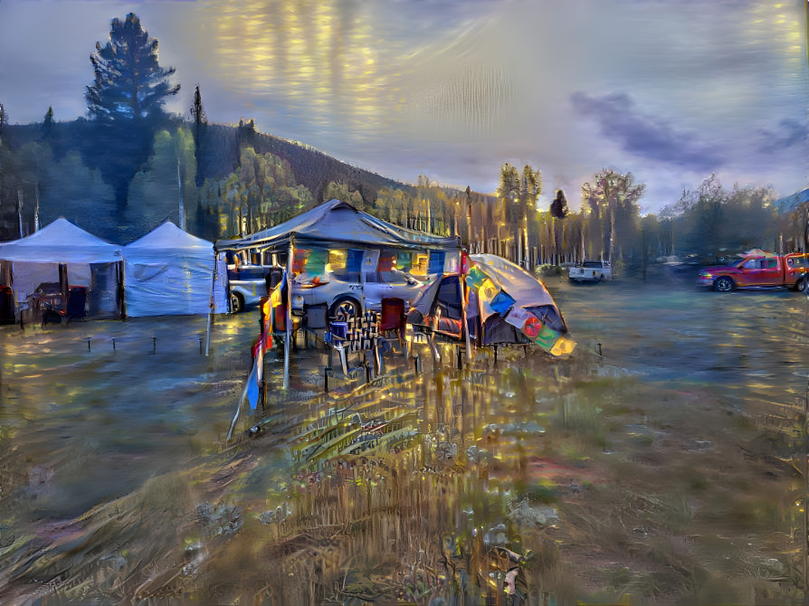 Trippy Camping in the Colorado Mountains