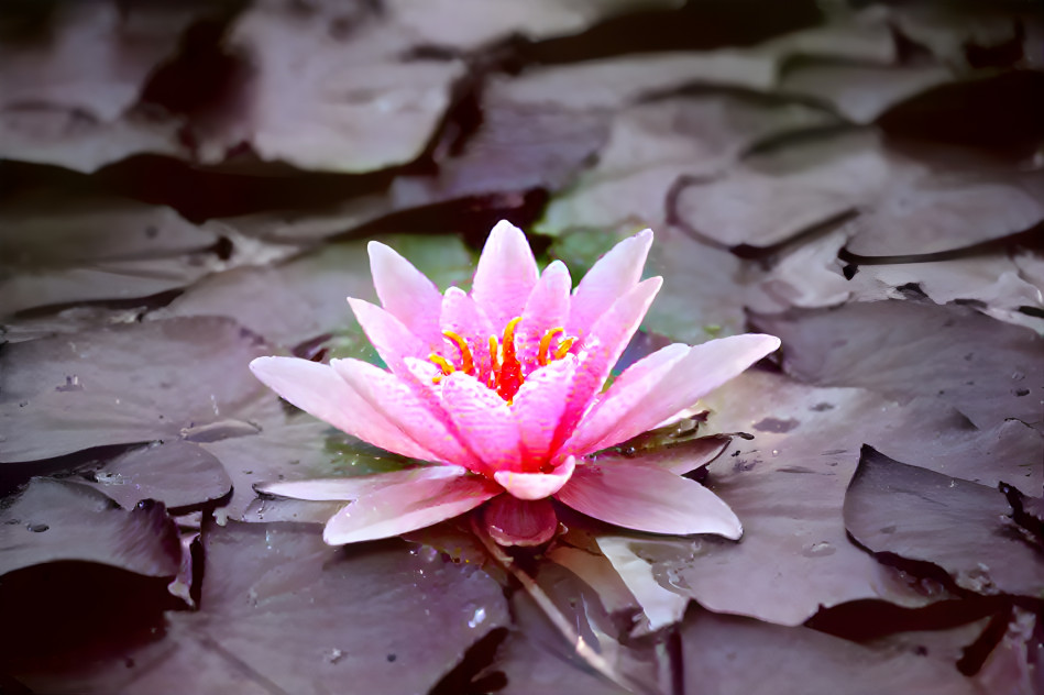 Pink Water Lily