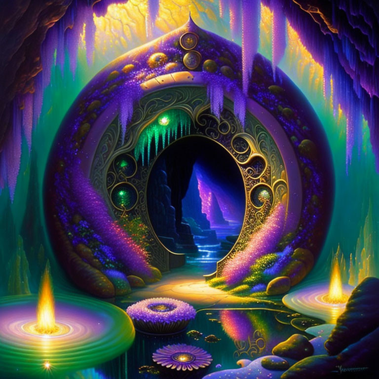 Portal into a Beautiful Cavern