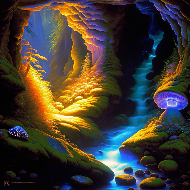 Beautiful Portal into a Cavern