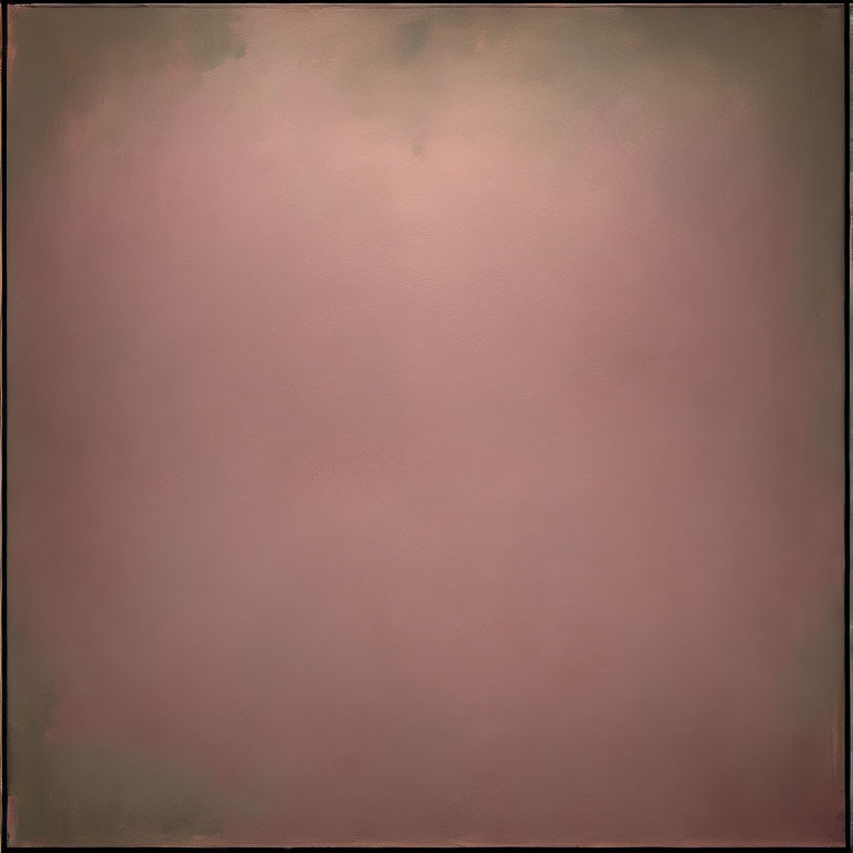 Soft Blurry Gradient Minimalist Painting in Dark Pink to Light Pink With Thin Border