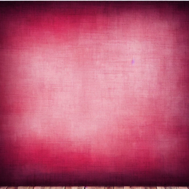 Pink Textured Backdrop with Gradient and Wooden Floorboards