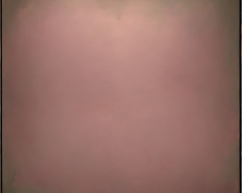 Soft Blurry Gradient Minimalist Painting in Dark Pink to Light Pink With Thin Border