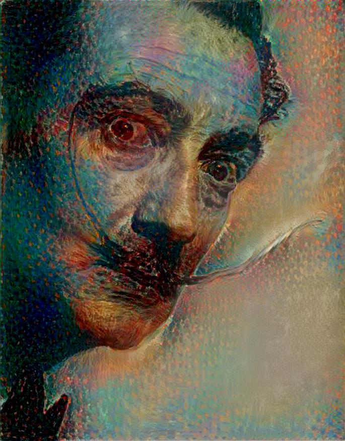 Van Gogh style Dali