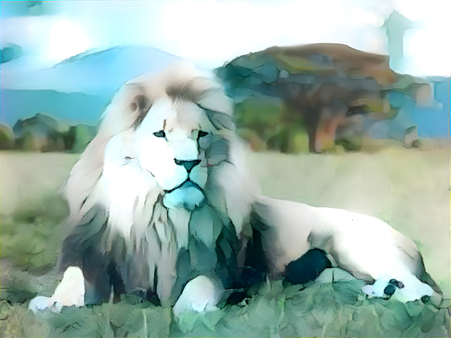 white lion