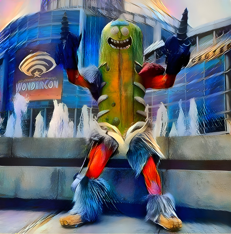 Pickle Rick at Wondercon