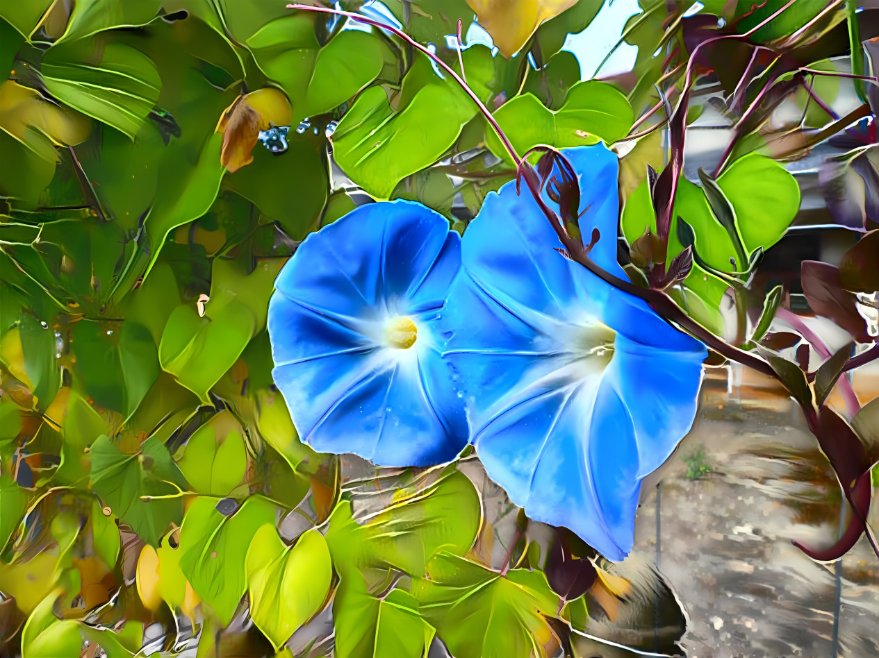  Blue Among Green