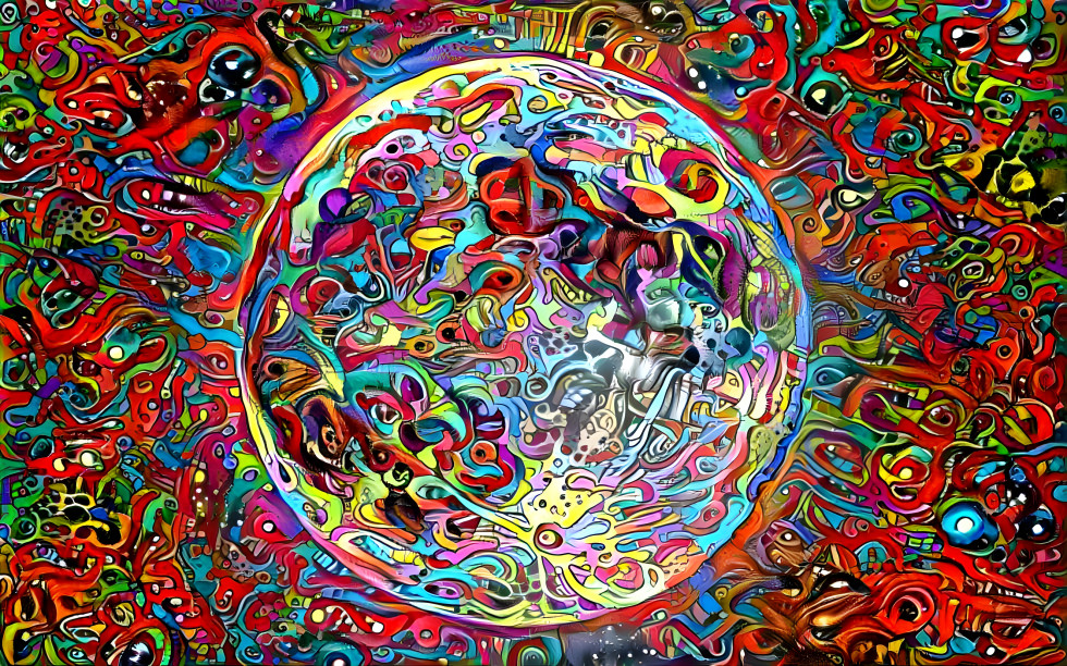 Abstract Moon