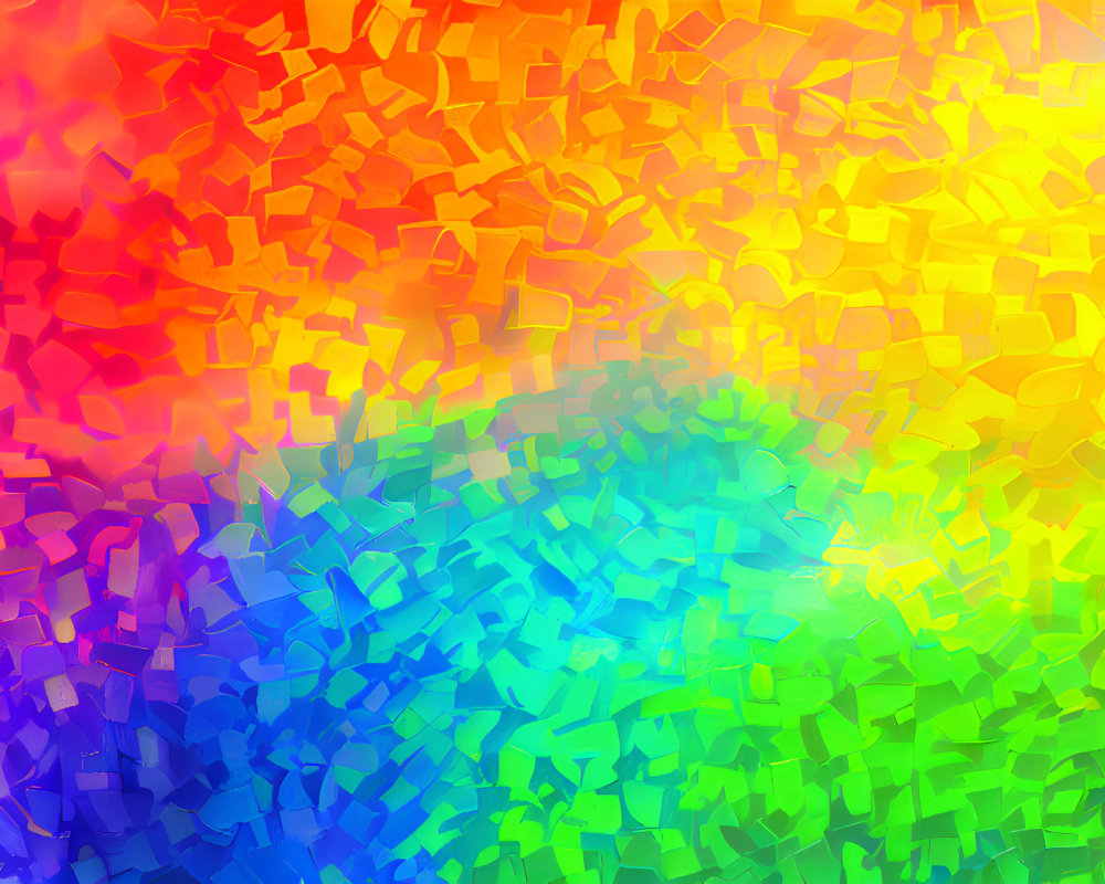 Colorful Abstract Mosaic Background with Spectrum of Colors