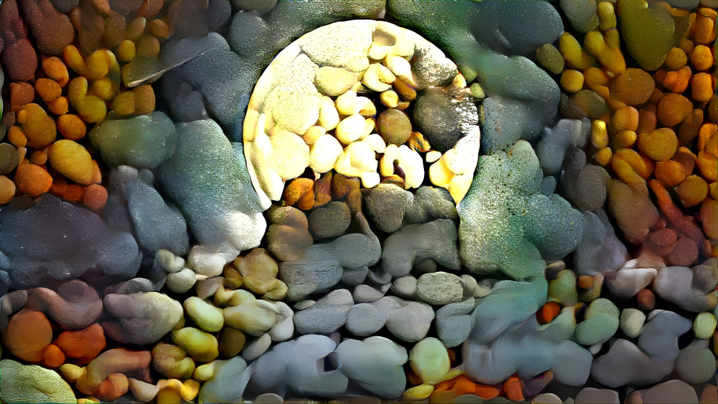 Stone Moon above Rock