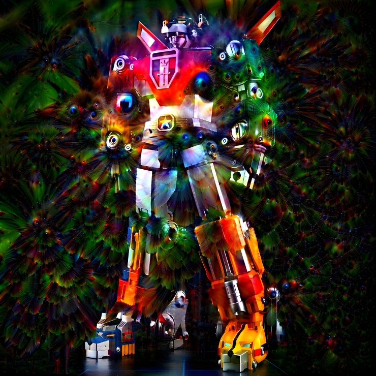 Deep Dream Voltron