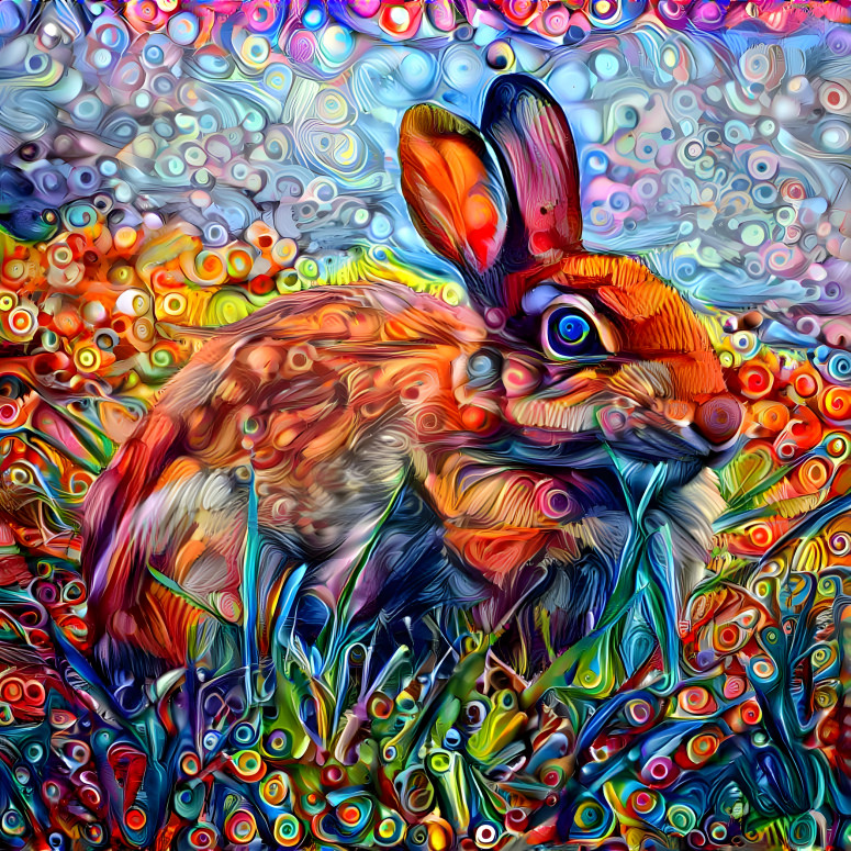 Colorful Bunny