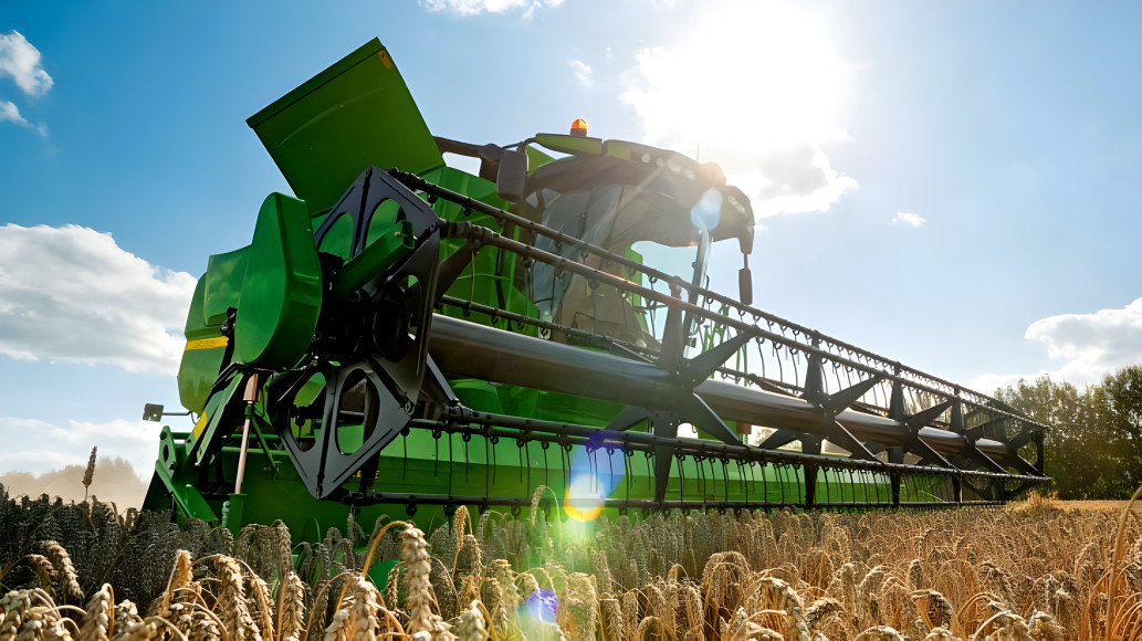 John Deere combine 